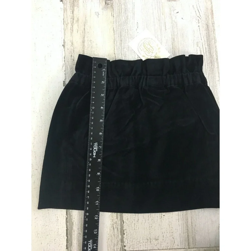 The Beaufort Bonnet Company Beasley Bag Skirt Newport Night Black Velveteen 5